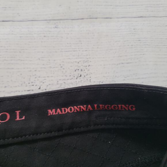 Liverpool Size 8/29 Madonna Legging Faux Leather Side-Stripe Stretchy Mid-Rise - Picture 6 of 9